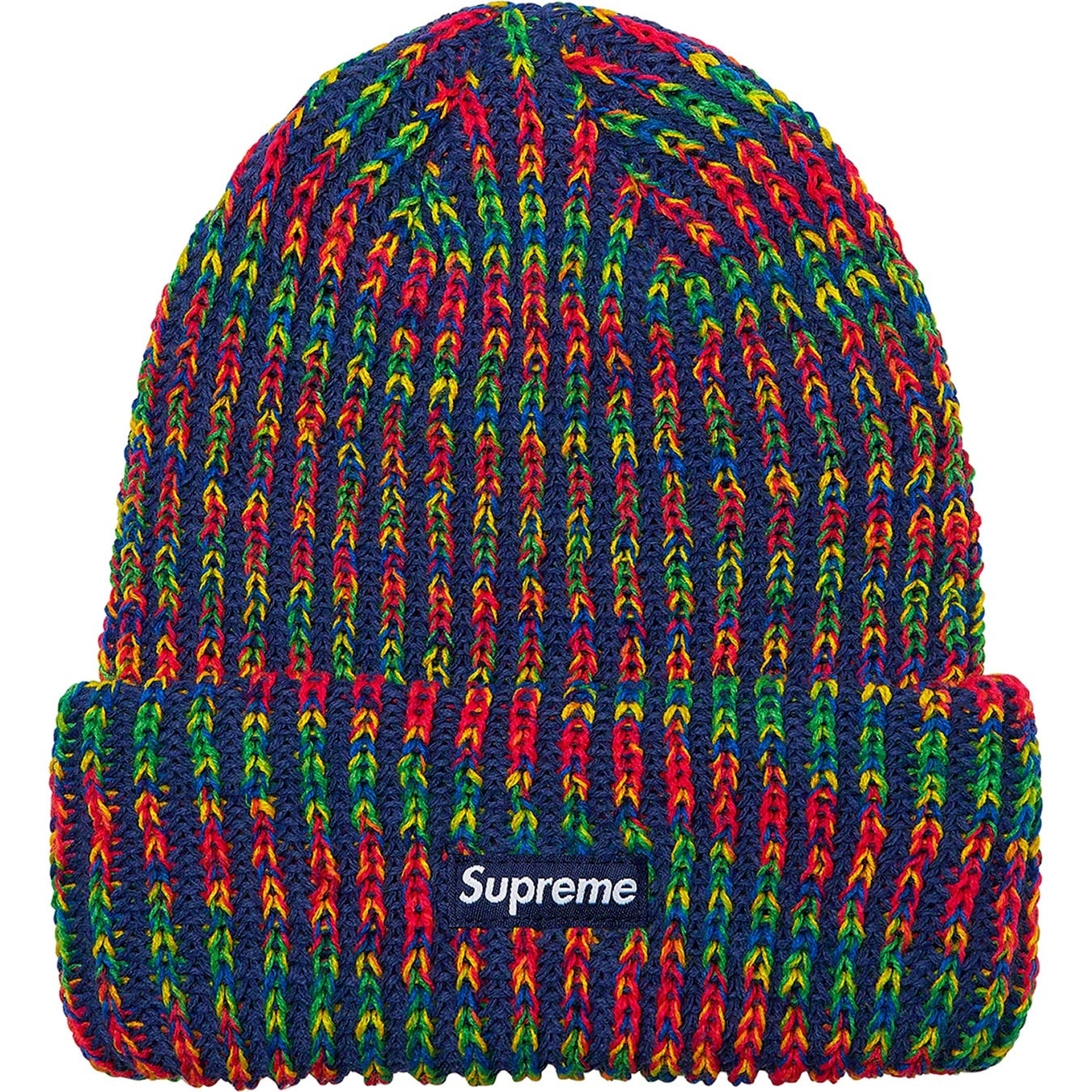 Rainbow Knit Loose Gauge Beanie view 5